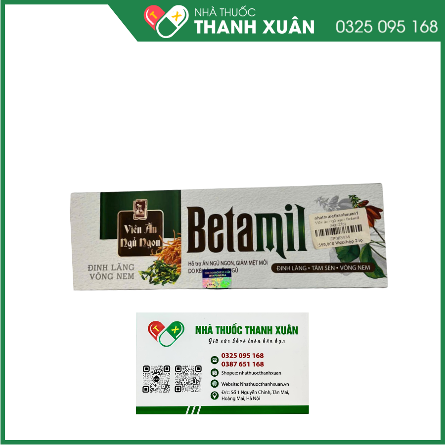 Betamil hỗ trợ ăn ngon, ngủ ngon